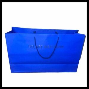Stuart Weitzman Empty Paper Blue  Shopping Bag Rope Handles 14” x 23” x  7”
